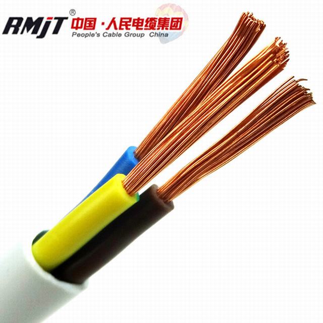  Flexible de câbles électriques de câblage de la Chambre 450/750V Câble isolé PVC Rvv