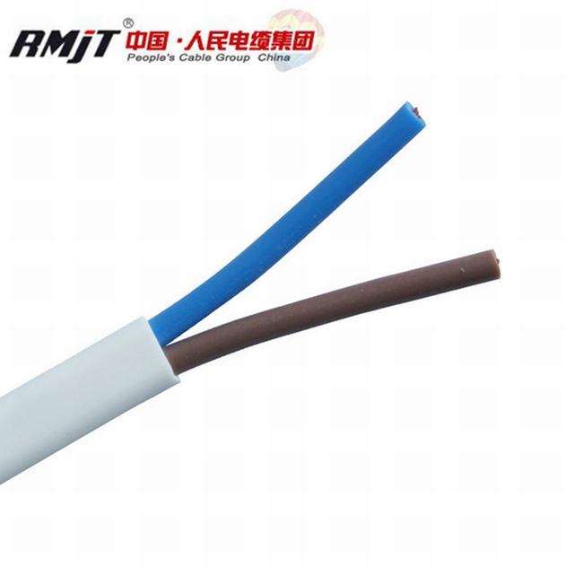  H03VVH2f isolés de PVC de câble à gaine PVC fil plat