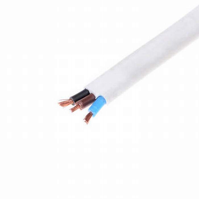 
                                 H03VVH2f aislado con PVC de Cable Eléctrico Cable eléctrico plano recubierto de PVC                            