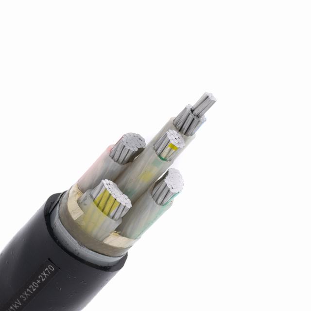 High End 35 Kv 185mm Aluminum Earthing XLPE Electric Wire Power Cable
