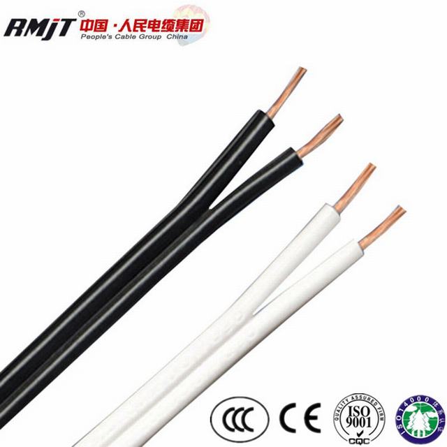  Conducteur en cuivre de haute qualité isolant en PVC souple double câble parallèle spt Kabel fil