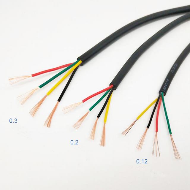 
                                 Cobre de alta calidad apantallado trenzado de PVC de 1,5 mm Sq Cable Eléctrico 450/750 V El cable de control                            