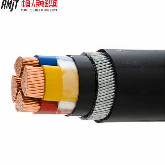  LV/пламя Redartant 4 Cu/XLPE/SWA/PVC подземных бронированных Размер кабеля питания