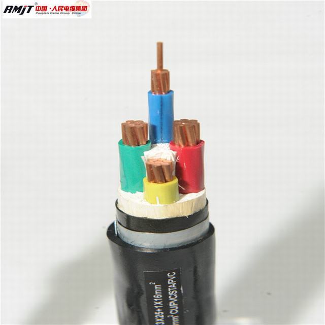 Low Voltage 4 Cores Armored Copper Cable