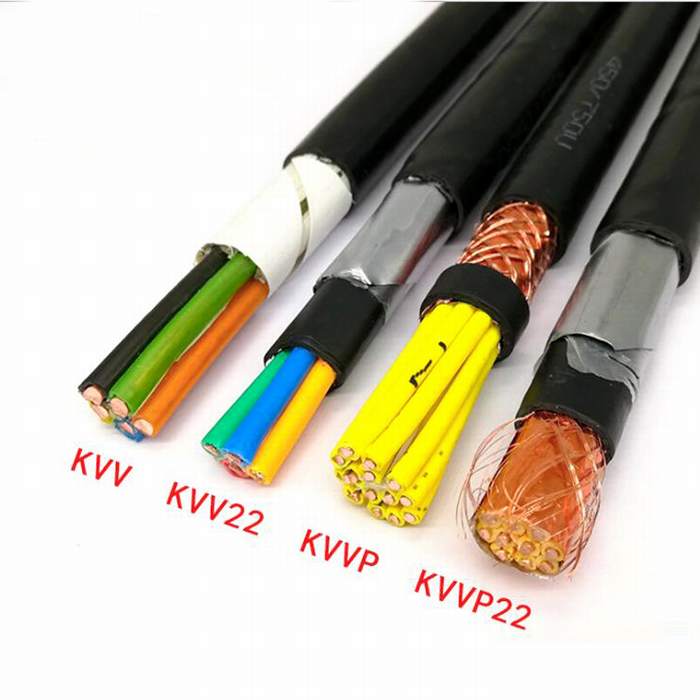 Multicore Copper Conductor Kvv Flexible Control Electric Cable