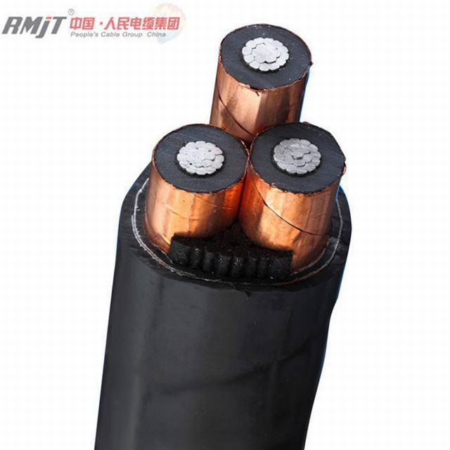 Mv 33kv Aluminum Conductor XLPE Insulated Power Cables