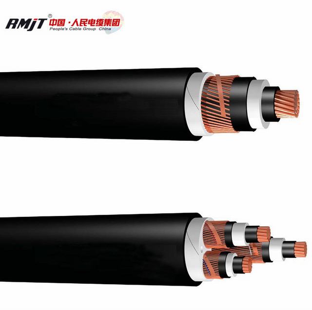  N2xy N2axsey Cable de media tensión del cable de alimentación