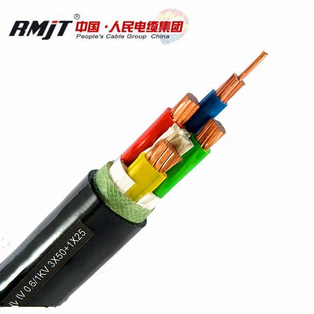  Cable de alimentación Nyy 0.6/1kv de cable de alimentación de 4 núcleos