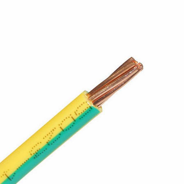 PVC Insulated Copper Conductor Single Core Electrical Earthing Wire
