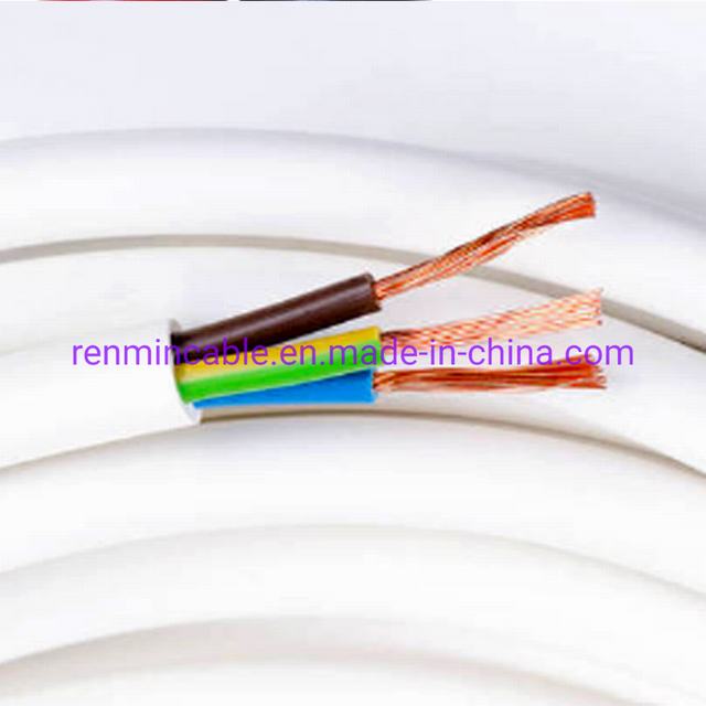 
                                 Rvv 2 3 fase principal de 4mm 1,5 mm 10 mm2 flexible de cobre eléctrico de Cable de alimentación de los precios tamaños                            