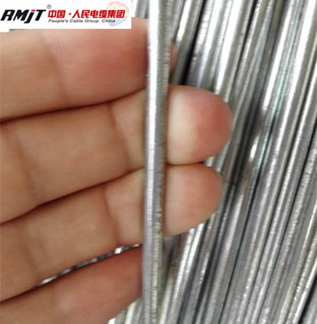  Sólidos de alta resistencia a tracción de cable de acero galvanizado 1.57-5.0mm