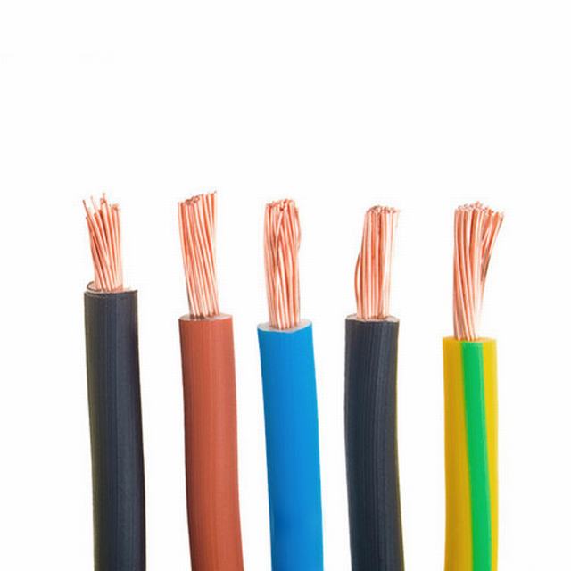 
                                 La máxima calidad BV Rvvb Rvv Bvr BVVB XLPE/aislamiento de PVC flexible Cable eléctrico de cobre                            