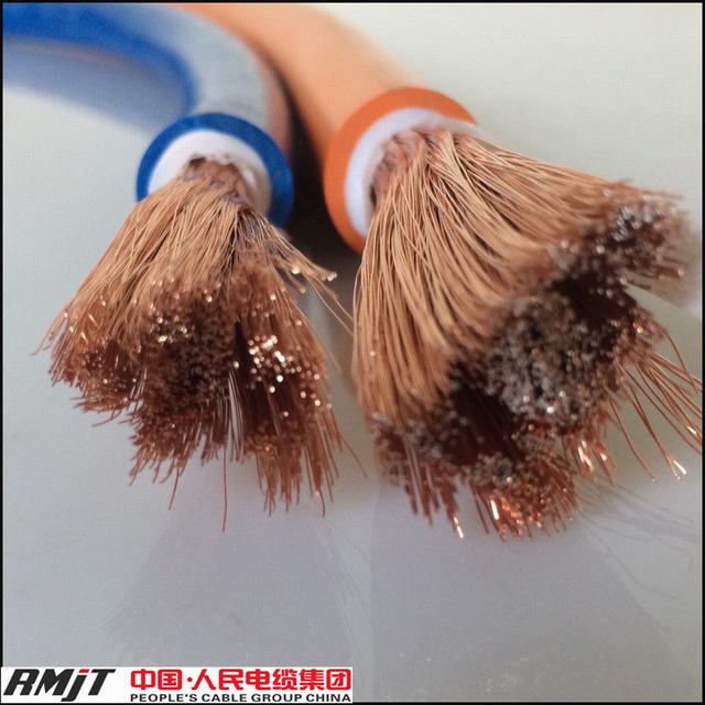 
                                 Yh H01N2-D de doble capa aislante de goma flexible de cobre del cable de soldadura                            