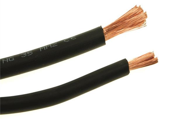 Yh H01n2-D Rubber Single / Double Layer Insulation Flexible Copper Conductor Welding Cable