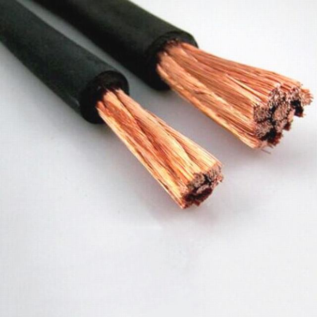 
                                 Yh H01N2-D Single Core 16/25/35/50/70mm2 aislada de goma suave Conductor de cobre del cable de soldadura                            