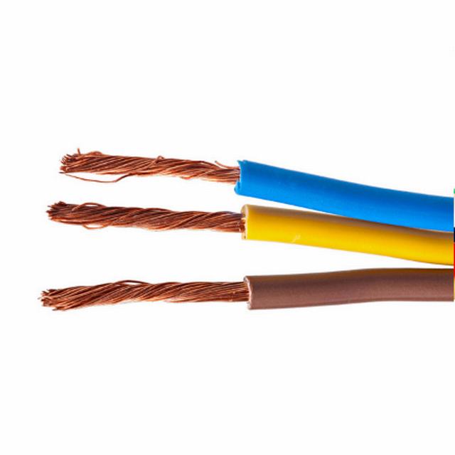 
                                 Zr Bvr 2.5 4 6 16 450 25 mm 750V de un núcleo de PVC flexible para la casa de alambre de cobre cableado                            
