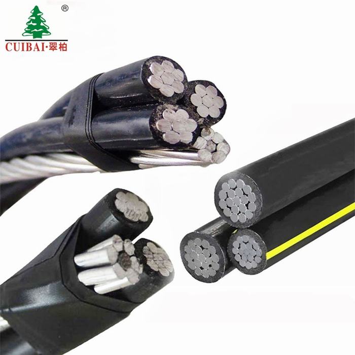0.6/1kv 3+1 Core Aluminum Conductor XLPE Insulated Overhead Aerial Bundled Cable