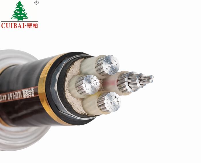 
                                 0.6/1kv aislada de Conductor de aleación de aluminio/PVC Volver Chaqueta Cable blindado                            