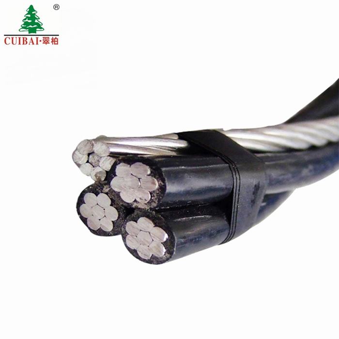 AWG ASTM Insulated XLPE Aluminum Alloy Overhead Aerial Bundle Cable Urd/ABC Cable