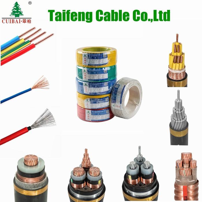 
                                 Aislamiento de PVC flexible/sólido edificio de Cable de cobre eléctrico                            