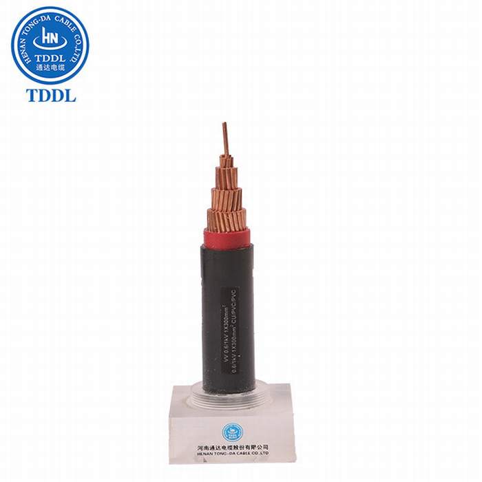 
                                 0.6/1kv-1 de la Core Conductor de cobre aislados con PVC, Cable de acero recubierto de PVC blindado el cable de alimentación                            