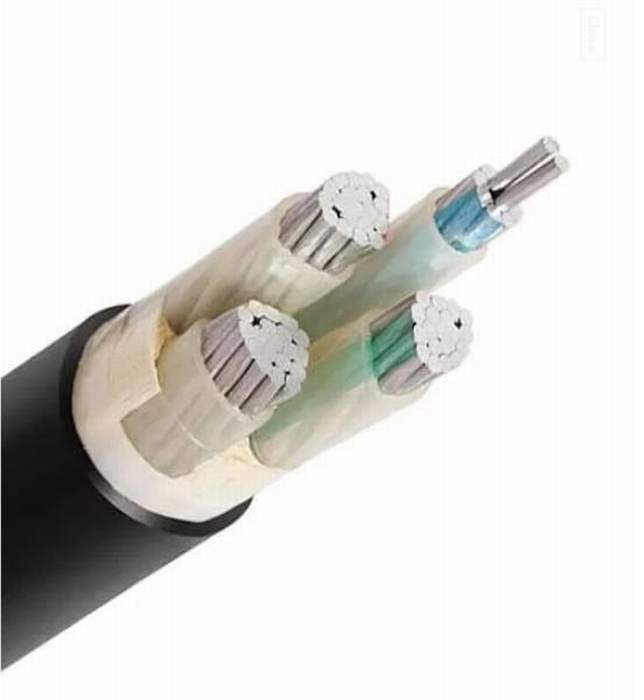 0.6 / 1kv Aluminum Conductor Four Core XLPE Insulated Cable Low Voltage