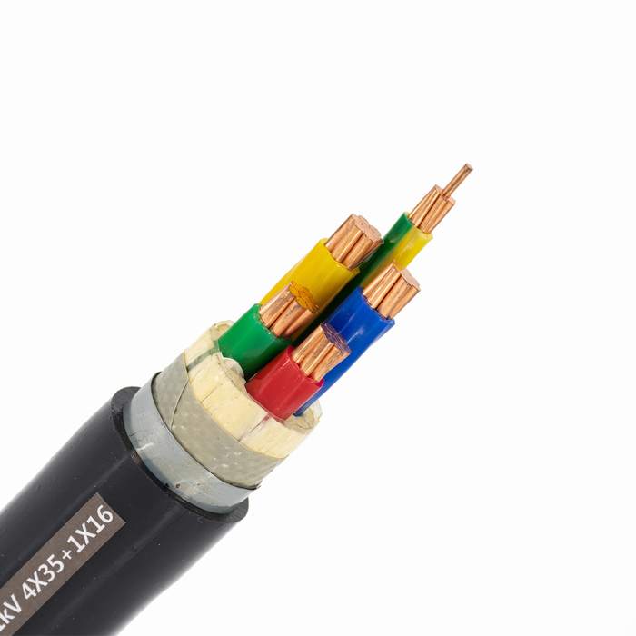 0.6/1kv XLPE Insulated PVC Sheathed Sta Cable Multi Core and Earth Copper Armoured Electric Cable