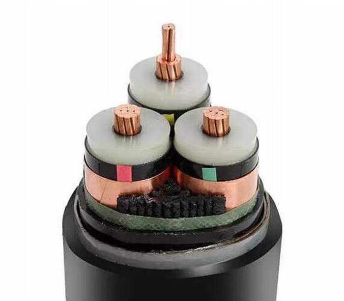 
                                 19 / 33кв 3 Core X 95мм2 бронированных медных кабелей питания бронированные электрического кабеля                            