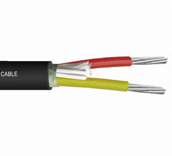 1kv Aluminum Conductor PVC Insulated & Sheathed Two Core Unarmoured Power Cable