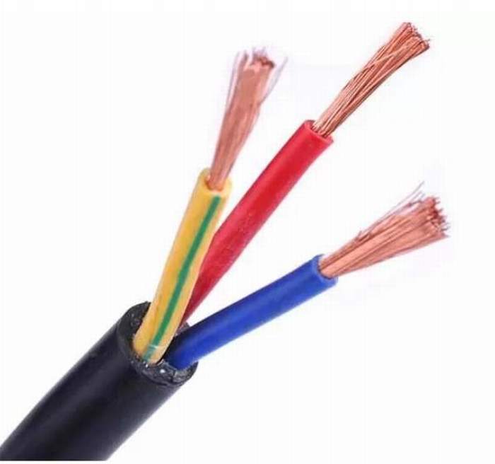 2 - 5 Core Flexible Copper Conductor PVC Sheathed / PVC Insulated Wire Cable