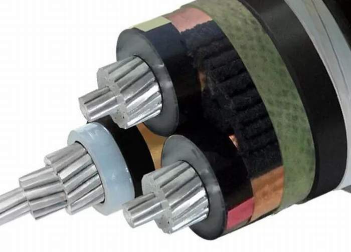240mm2 XLPE 3 Core Armoured Electrical Cable Galvanized 15kv Steel Tape Armored Aluminum Cable