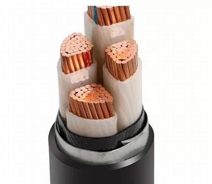 4 Cores Cu XLPE Sta PVC Power Cable Double Steel Tape Armoured Cable 0.6 / 1kv
