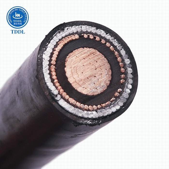 
                                 6/10kv XLPE de un solo núcleo Conductor de cobre de cable de cobre aislado proyectó recubierto de PVC MV Cable de alimentación                            