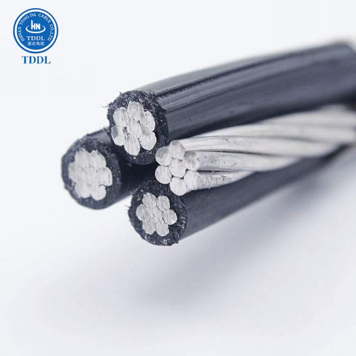 Aluminum Alloy ABC Cable Power Cable AAC Wire 4 Core 95mm Power ABC Cable