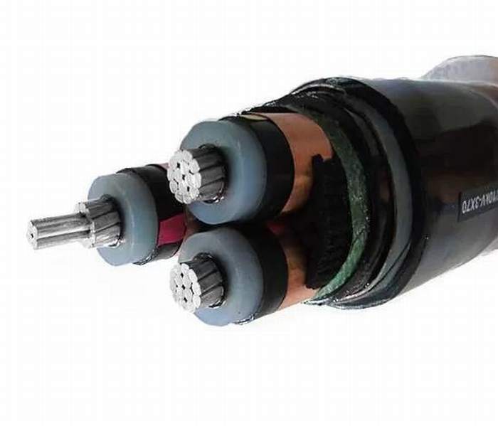 
                                 Dreiphasen-XLPE Isolierung Aluminiumdes leiter-Stahlband-gepanzerte elektrischen Kabel-                            