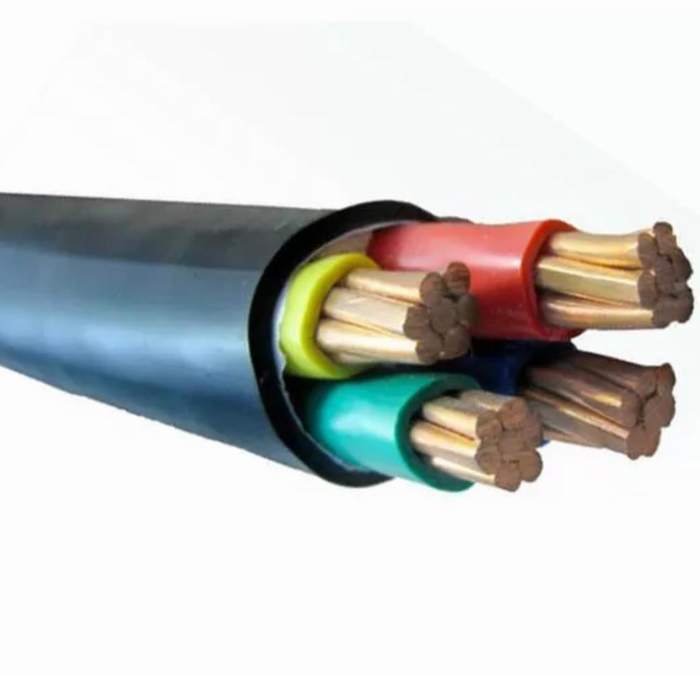 
                                 сертификат CE 0.6/1КВ ПВХ изоляцией кабель питания четырех основных медный проводник электрического кабеля                            