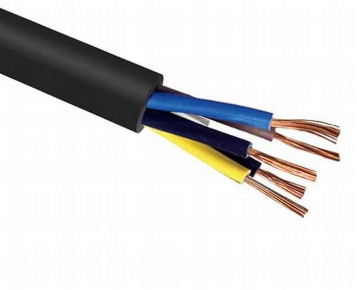 Copper Conducotor Rubber Sheathed Cable, Rubber Electrical Cable H03rn-F