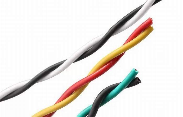 
                                 Aislamiento de PVC de cobre de par trenzado de cable eléctrico cable flexible                            