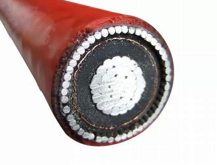 
                                 Cts Al sur le fil blindé de câble électrique haute tension du câble de puissance monophasé en aluminium pour l'usage souterrain                            