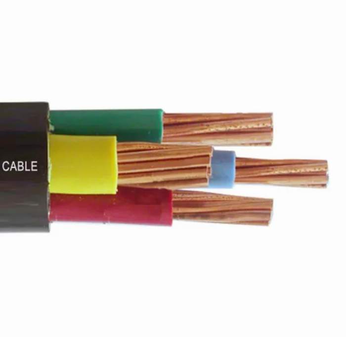 
                                 Conductor de cobre personalizado de baja tensión Cables Aislados con PVC CE IEC                            