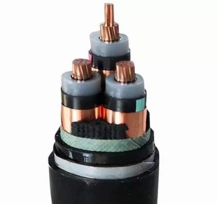 
                                 Double Fil en acier haute tension du câble électrique blindé 3 Phase Ug 3x300 mm Sq.                            