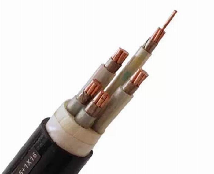 
                                 Cinco núcleos aislados de XLPE resistentes al fuego El cable eléctrico con el cable de masa                            