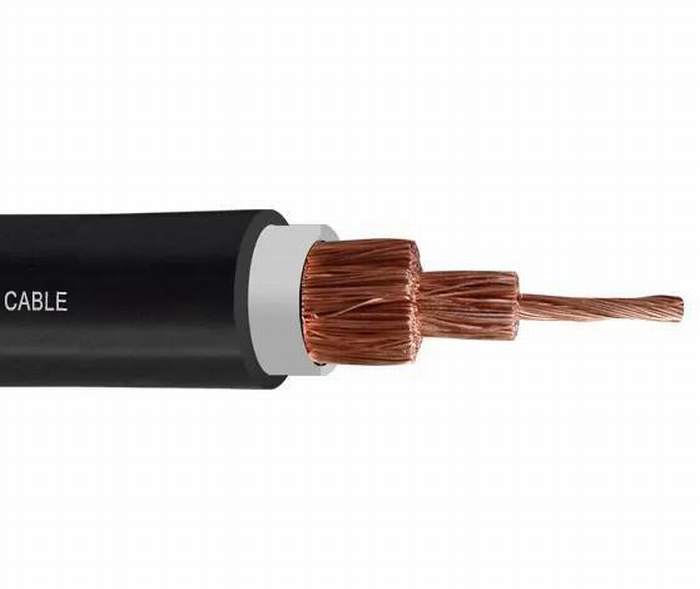 Flexible Copper Wire Rubber Sheathed Cable Black Welding Cable
