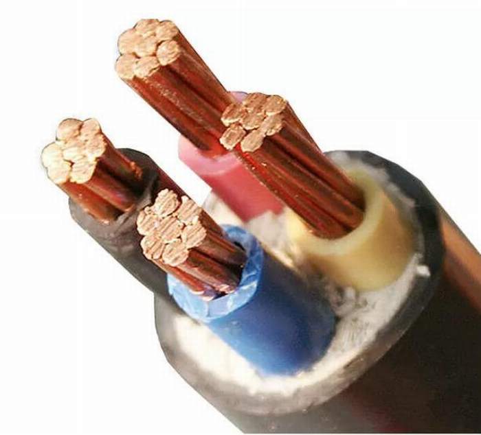 
                                 Quatre principaux Conducteur en cuivre Câbles isolés en PVC, 1 kv Câble d'alimentation basse tension                            