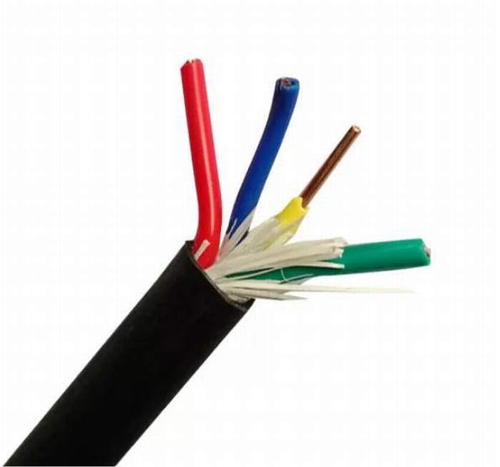 Four Cores Electrical Cable Wire with Solid Copper Conductor 450 / 750V with PVC Sheath