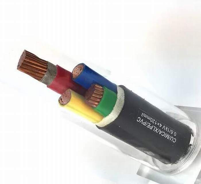 
                                 Cable conductor Cu Frc Mica cinta aislante XLPE Cable recubierto de PVC a prueba de fuego                            