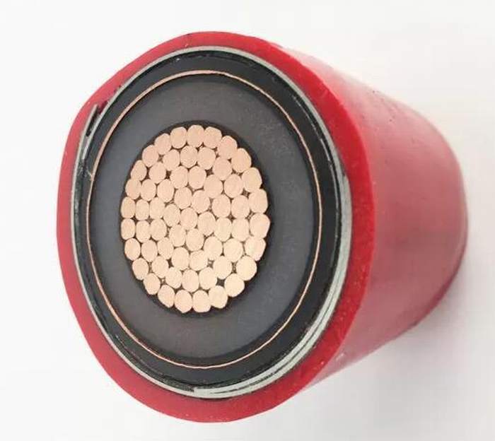 High Voltage Single Phase Copper XLPE Armoured Underground Cable 11kv 15kv 33kv Double Steel Tape Armour Cable