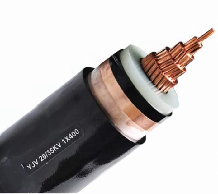 
                                 De middelgrote Geïsoleerden Kabel van het Voltage XLPE met de Vastgelopen Stijve enige Kern van de Leider                            