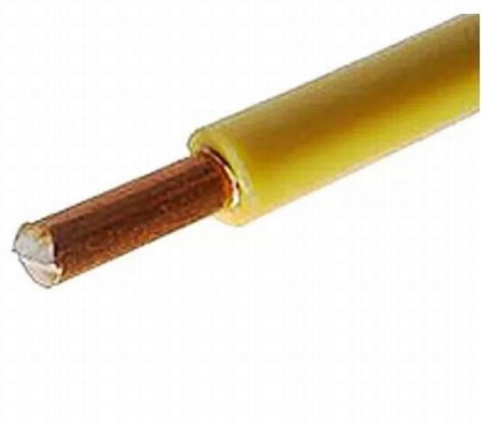
                                 Isolation en PVC non Sheated conducteur solide sur le fil de câble électrique                            