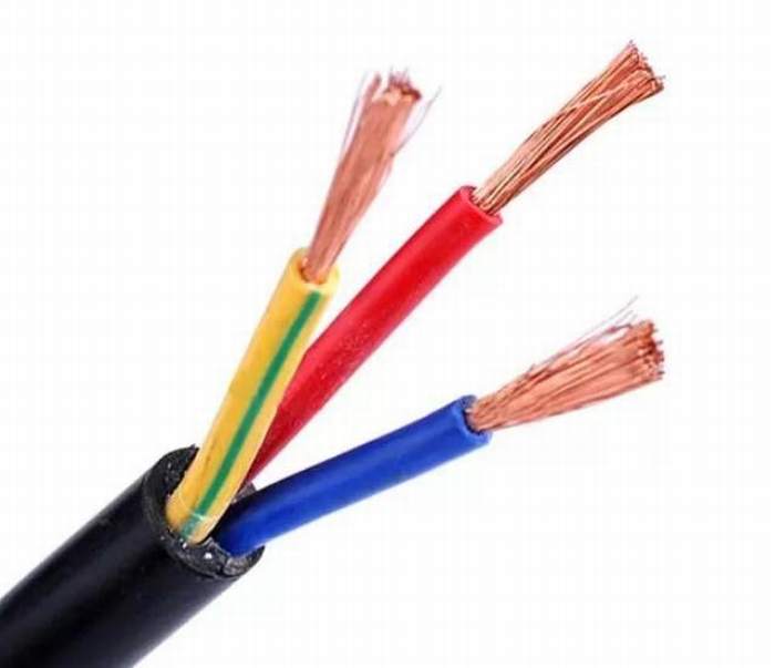 
                                 Isolamento de PVC / Embainhados Eletrical Fio do cabo de três cabos de Núcleo de acordo com a norma IEC                            